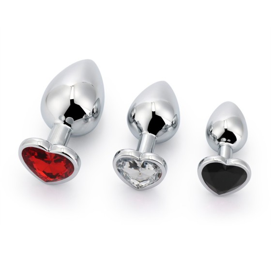 3 Alu Plug Set with Gemstones Free delivery within one hour in Paris