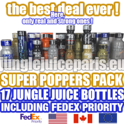 SUPER POPPERS PACK FEDEX INCLUDED USA CANADA EUROPE