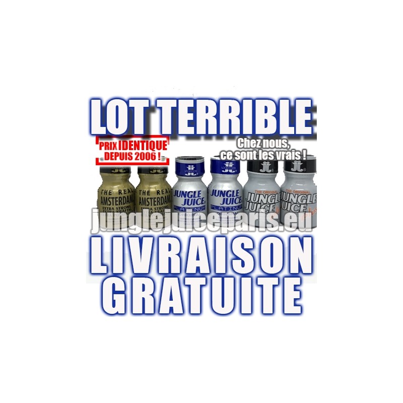 6 VRAIS PETITS POPPERS LOT TERRIBLE LIVRAISON GRATUITE COURSIER COLISSIMO CHRONOPOST FEDEX