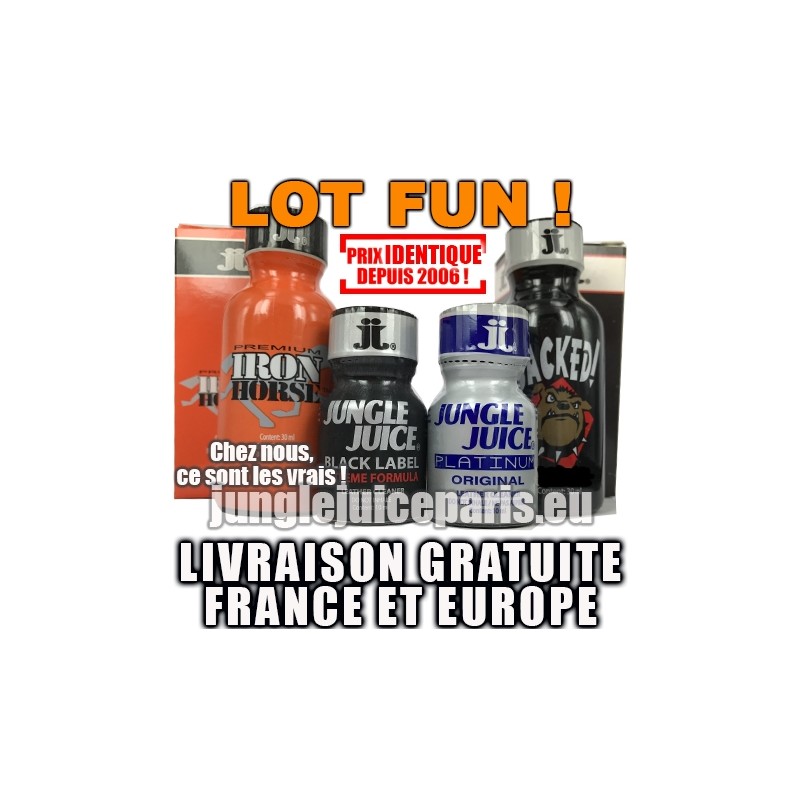 4 VRAIS POPPERS PUISSANTS LE LOT FUN ! LIVRAISON GRATUITE COURSIER COLISSIMO CHRONOPOST FEDEX